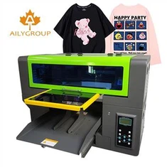 A3 Størrelse Automatisk Dtg Garment Printer Til T-shirt